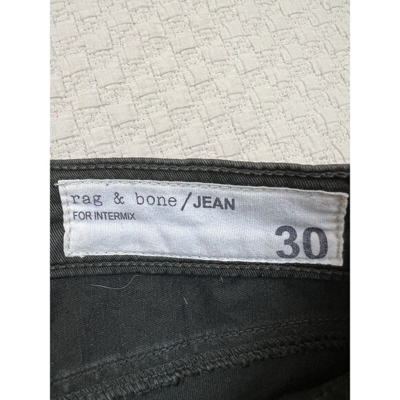 Rag & Bone Jeans For Intermix Capri Zipper Hem Slim Skinny | Olive | Size 30 - Picture 5 of 13